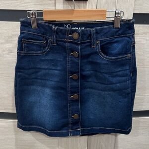 NOBO Dark Blue Denim Skirt for Kids